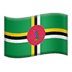 🇩🇲 flag: Dominica display on Apple